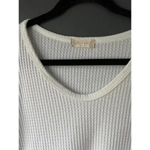 Stylish White Peplum Top by Altar’d State - Size XL thumbnail 5