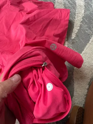 Lululemon hot pink high waisted athletic shorts 0 thumbnail 3
