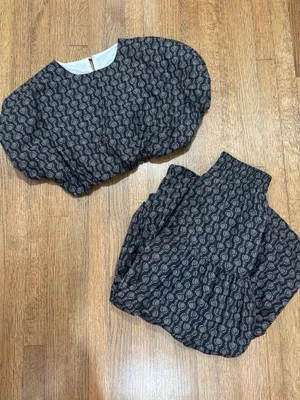 Fancy D Matching Set Navy & White thumbnail 1