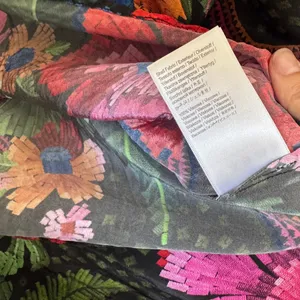Farm Rio Blooming Garden Blouse Size Medium thumbnail 6