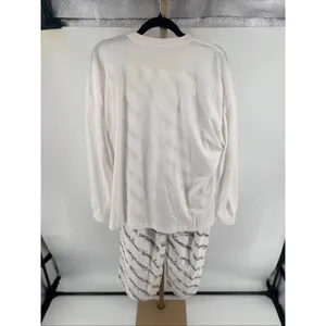 Victoria's Secret Pajama Set Long Sleeve Top Pants Rhinestone Logo Size M thumbnail 11