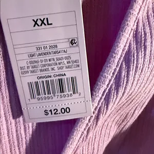 Wild Fable Lavendar Purple Double Tie Knit Short Sleeved Sweater Top size 2xl thumbnail 4