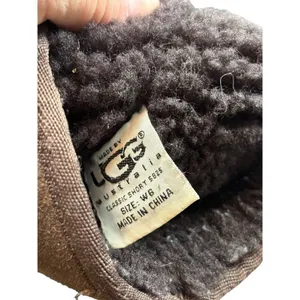 Ugg Australia Women's Sheepskin Suede Boots Brown Size 6 **FAIR CONDITION thumbnail 7