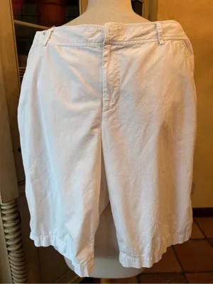Ralph Lauren White Flat-Front Men’s Shorts thumbnail 1