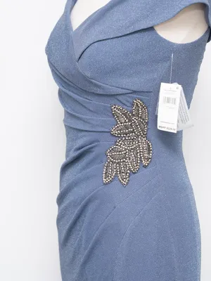 Alex Evenings -‎ Off-the-Shoulder Beaded Gown thumbnail 10
