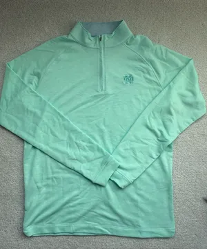 Peter Millar Custom Notre Dame Featherweight Performance Quarterzip thumbnail 1