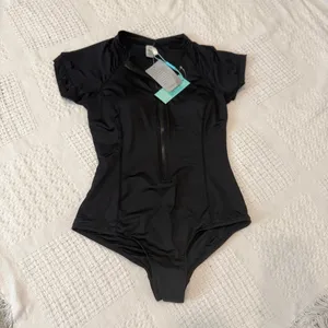 new Sea Level Swim 4 Eco Essentials multifit zip front swimsuit SW 2981 thumbnail 5