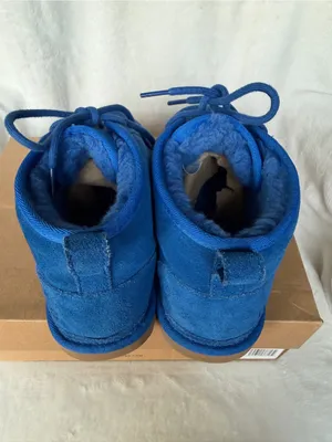 UGG Neumel Women’s Short Suede Boots Cobalt Blue Size 9 thumbnail 8
