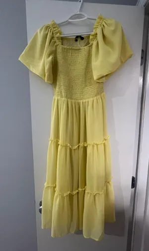 Amazon yellow Midi Dress thumbnail 5