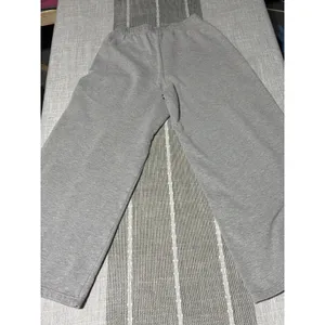 Womens Gray Wide Leg Sweatpants Elastic Waist‎ Lounge Pants small/med thumbnail 3
