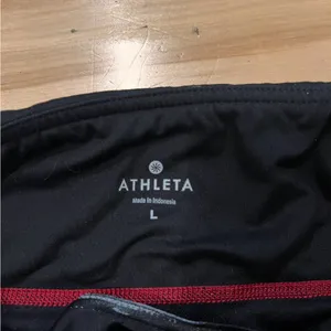 Athleta Red and Black Athletic Shorts thumbnail 3