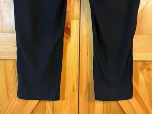 Chicos Womens So Slimming Cropped Pants Size 10 Black Stretch (0292) thumbnail 5