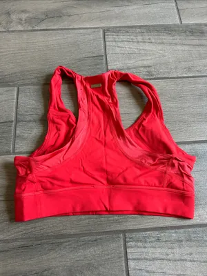 Alala Red Racerback Sports Bra thumbnail 2