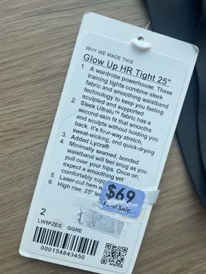 Lululemon Glow Up HR Tights 25” thumbnail 5