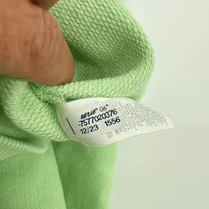 OFFLINE‎ by Aerie Cropped Sweatshirt Snap Pullover Top Thumb Hole Medium Lime thumbnail 10