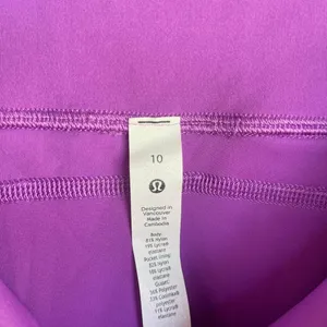 Lululemon Flare Super High Rise Leggings Purple Size 10 Moonlight Magenta thumbnail 4