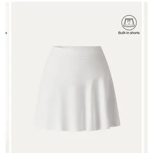 OGL White Stretch Ponte Mid Rise Pull On Pleated A Line Mini Skirt Women Size S thumbnail 2