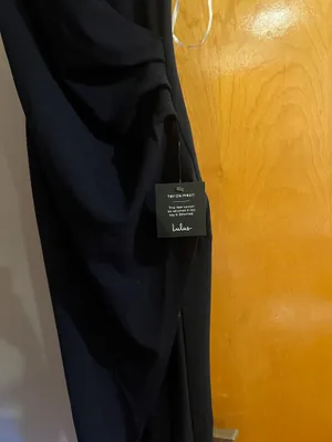 Wedding Lulus Guest Dress Navy thumbnail 4