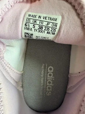 Adidas Cloudfoam Pure Almost Pink Sneakers 6.5  thumbnail 4