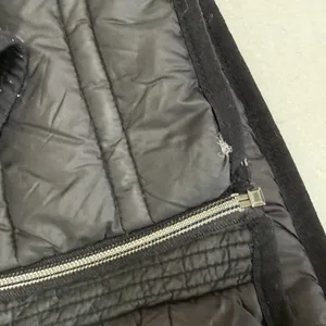 Michael Kors Black Knit-Sleeve Puffer Coat Hooded‎ Zip Up Women's Size Small thumbnail 9
