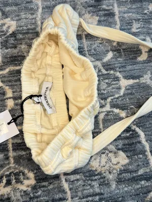 Revolve | WeWoreWhat | Tie Halter Bra Top in Ivory Size XS thumbnail 7