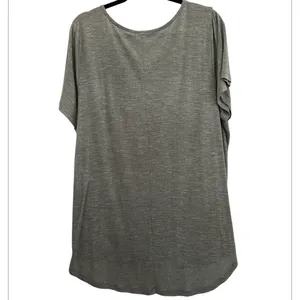Lane Bryant Short Sleeve Greenish/Gray Top Size 18/20 thumbnail 2