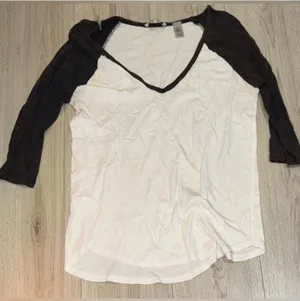 BKE white grey short half sleeve shirt top thumbnail 1