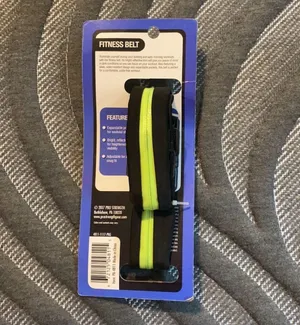Pro Strength Zippered Fitness Belt with Reflective Trim New Unisex thumbnail 2