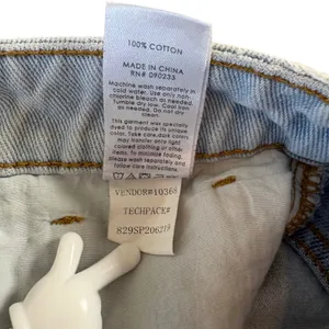 PacSun Patchwork Mom Short‎ Women 24 Colorblock High Rise Cotton Denim Festival thumbnail 6