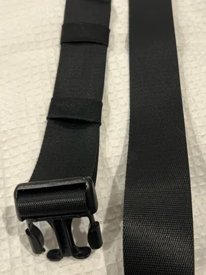 lululemon athletica Black Waist/Crossbody Bag with Silver Logo thumbnail 7