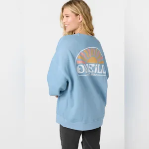 O'Neill Women's Sky‎ Blue Sunburst Sweatshirt thumbnail 4