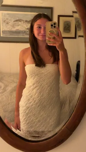 Altar'd State White mini strapless dress thumbnail 1