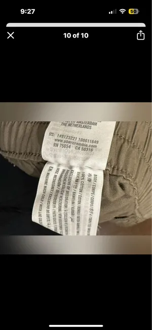 Abercrombie and Fitch Cargo Utility Shorts in Grey Size XL thumbnail 9