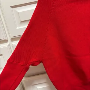 Bluivy Red Mock Turtleneck Knit Sweater Size M thumbnail 4