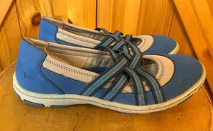 BOC Born Concept Shoes Womens 7M Nambe Mary Jane Blue Slip On Comfort C88204 thumbnail 1