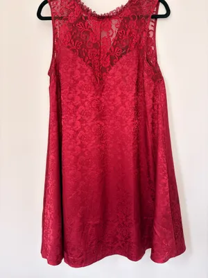 Lulus Wine Red Dress thumbnail 4