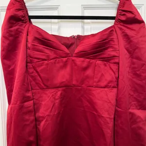 Princess Polly Della Long Sleeve Mini Dress Burgundy Ruched NWT Size‎ 4 thumbnail 4