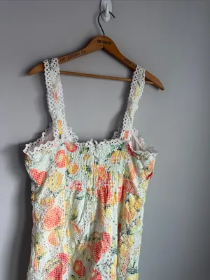 By Anthropologie Ruffled Eyelet Dress thumbnail 8