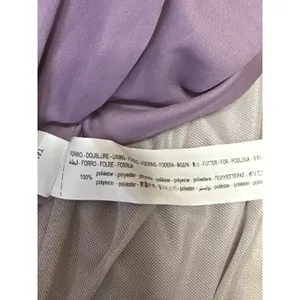 NEW Zara Purple Lilac Tie Dye One Shoulder Sleeveless Ruched Midi Slip Dress XS thumbnail 6
