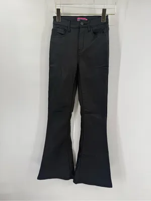 EDIKTED Luna Faux Leather Flare Pants Womens Jeans size xs‎ thumbnail 4