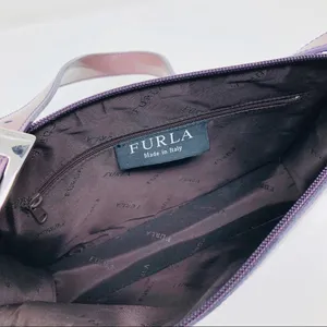 FURLA structured leather purse, made in Italy thumbnail 6