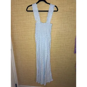 Petal & Pup Blue Gingham Smocked Ruffle Maxi Dress‎ Womens Size 4 US 8 AU thumbnail 6