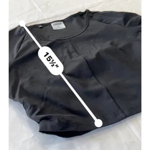 Gymshark Whitney Simmons Long Sleeve Crop Top Black Medium Activewear Workout thumbnail 9