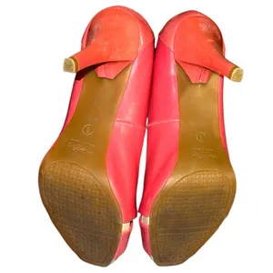 Wassio salmon colored Women's Heels Red Size 8 thumbnail 6