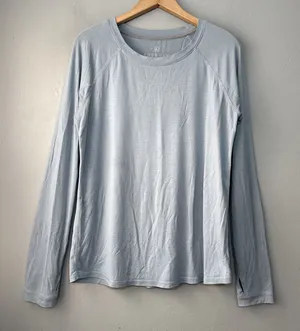 Free Fly Tee Shirt Size Large Blue Bamboo Shade Base Layer Long Sleeve Gorpcore thumbnail 1