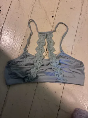 Girls Size XS Seamless Lace Bralette, 1-Pack, Color Blue thumbnail 2