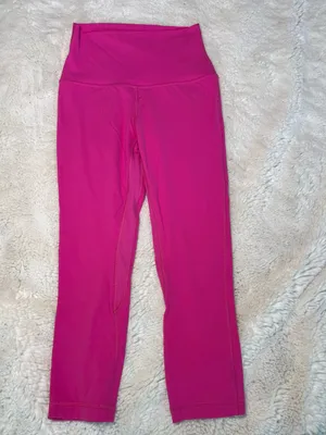 Lululemon Align High-Rise Crop 21” Leggings Sonic Pink Size 4 thumbnail 3