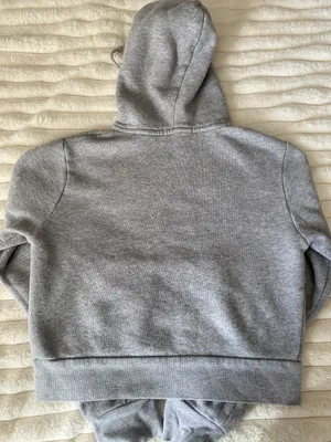 Brandy Melville Crystal Hoodie Grey thumbnail 3