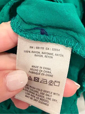 Anthropologie Maeve Green Swiss‎ Dot Pocket Blouse Womens Size 2 OB355806 thumbnail 3