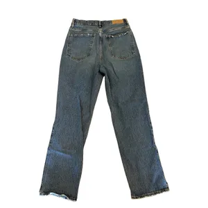 PacSun Stretch Dad Jeans Women’s Size 30/28.5" inseam Ankle Slit Button Fly EUC thumbnail 2